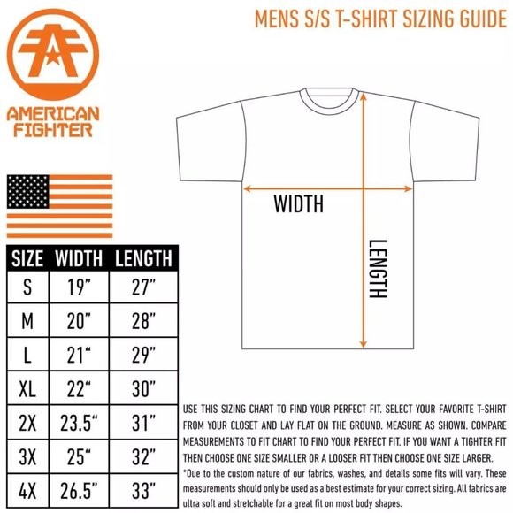 AMERICAN FIGHTER Men's T-Shirt S/S BLACK HILLS Tee - Picture 3 of 10